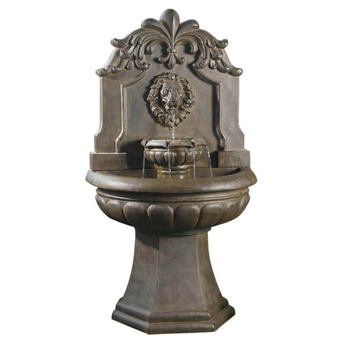 Jeco Inc. Copper Lion Head Outdoor/Indoor Water Fountain