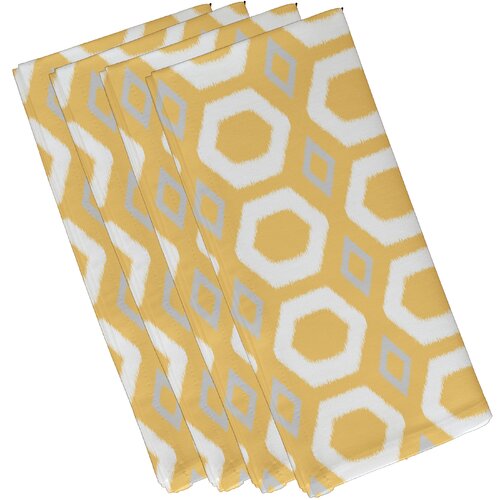 More Hugs and Kisses Geometric Napkin by e by design