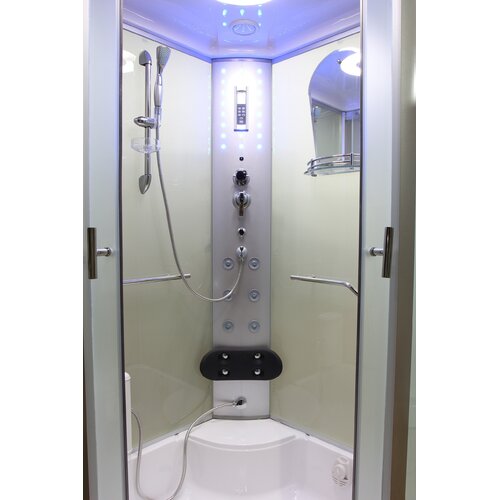 Eagle Bath 36 x 36 x 86.2 Sliding Door Steam Shower Enclosure Unit