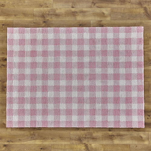 Checkmate Pink Rug Wayfair