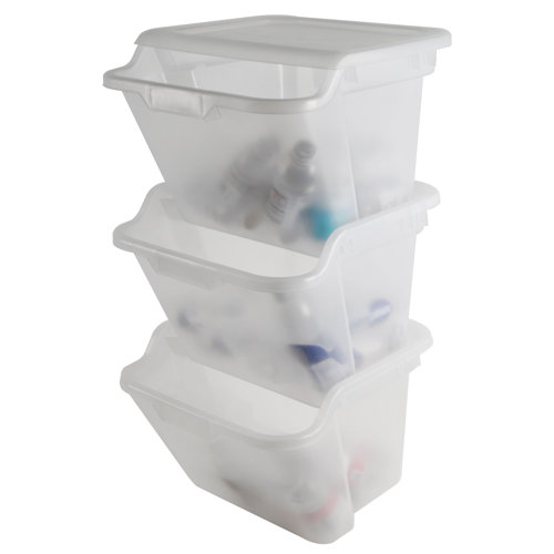 IRIS 41.6 Quart Recycle Storage Bin & Reviews Wayfair
