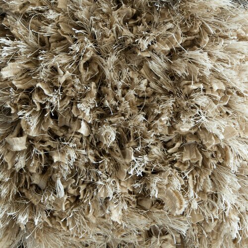 Chandra Rugs Diano Textured Shag Tan Area Rug