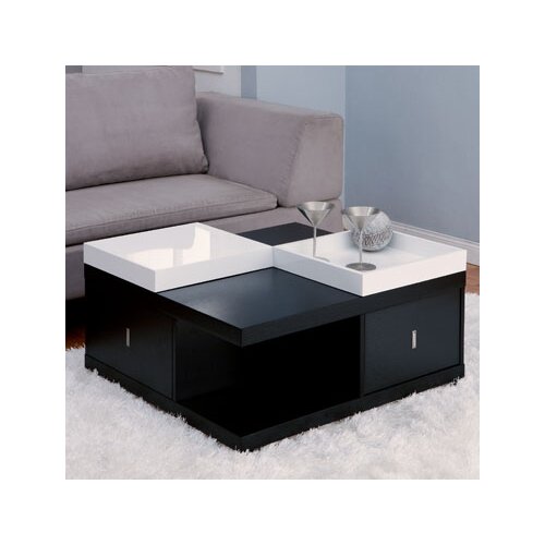 Coffee Table with Tray Top by Hokku Designs