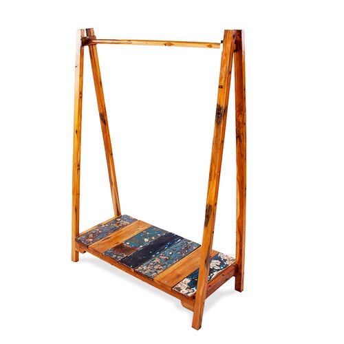 Lifeline Reclaimed Wood Clothing Rack by EcoChic Lifestyles