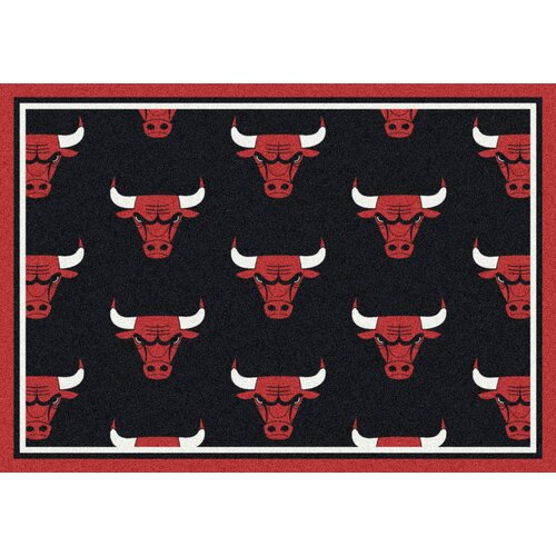 NBA Repeat Chicago Bulls Novelty Rug by Milliken