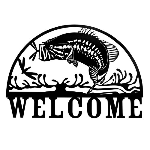 Legacy Bass Welcome Garden Sign by TrekDecor