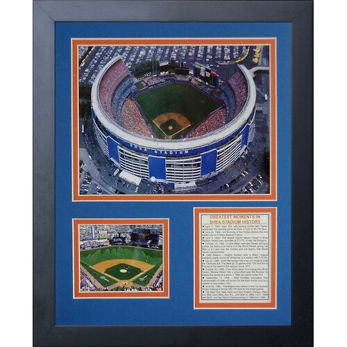 Shea Stadium Framed Memorabilia by Legends Never Die