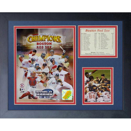 2004 Boston Red Sox World Series Champions Framed Memorabilia Wayfair