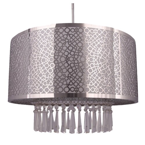 Whitfield Lighting Willem 3 Light Drum Chandelier