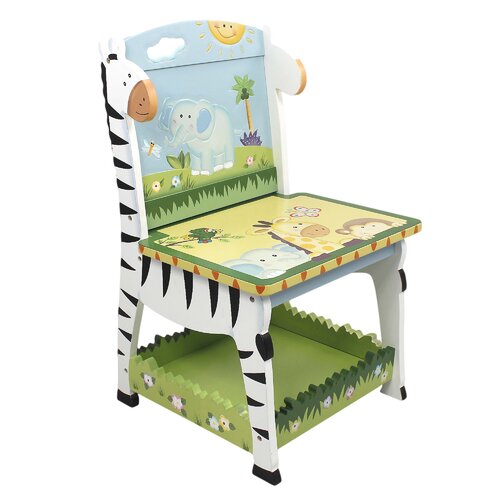 Fantasy Fields Sunny Safari Kids Desk, Chair and Bench Set