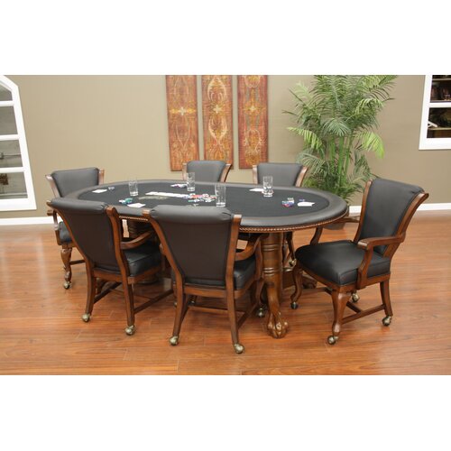 Poker Table Sets - Elite 8 Piece Poker Dining Table Set with Dining Chairs ... / Free shipping on orders over $25 shipped by amazon.