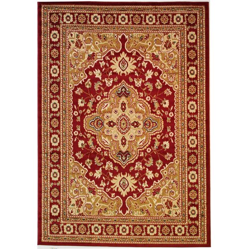 Dulcet Raja Red Area Rug by Well Woven