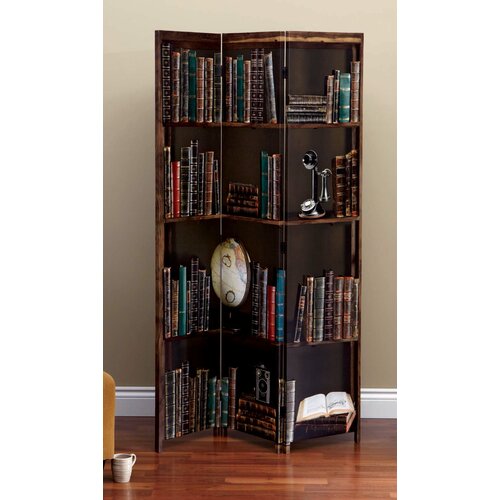 nexxt Design 71 x 48 Bota Books 3 Panel Room Divider