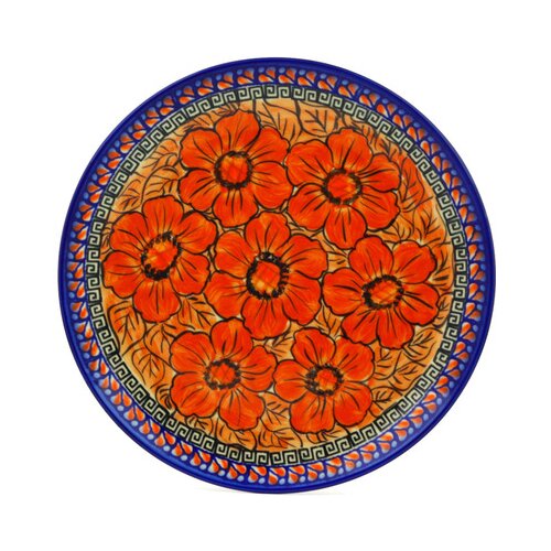 Polish Pottery 10 Stoneware Plate by Polmedia