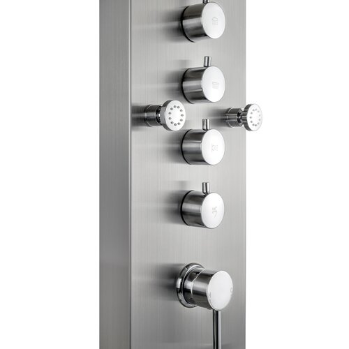 Pressure Balance Tower Rainfall and Waterfall Shower Panel System by