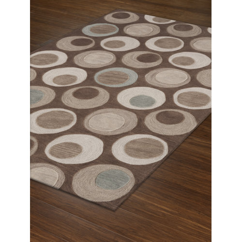 Studio Taupe Circle Area Rug by Dalyn Rug Co.