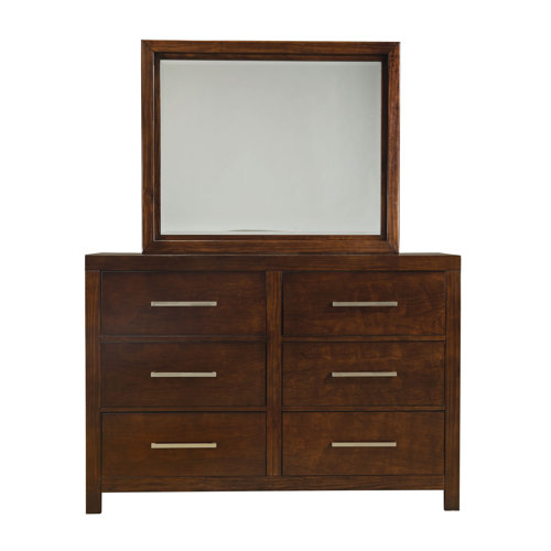 Metro 8 Drawer Standard Dresser with Mirror by Standard Furniture