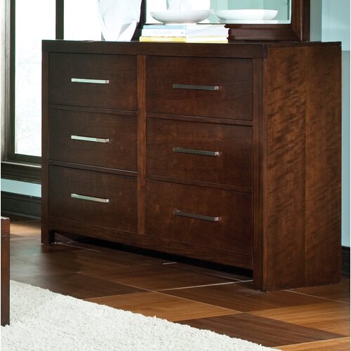 Metro 8 Drawer Standard Dresser with Mirror by Standard Furniture