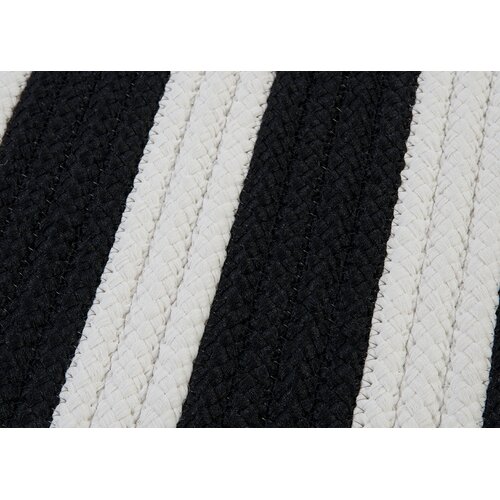 Colonial Mills Stripe It Black & White Indoor/Outdoor Area Rug