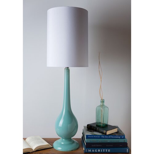 Surya Scarlet 41.5 H Table Lamp with Drum Shade