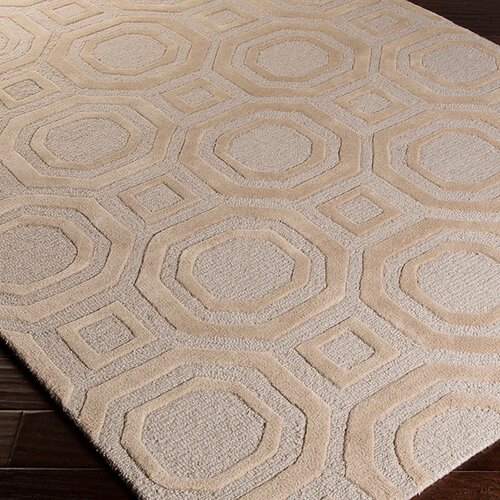 Surya Dream Beige Geometric Area Rug