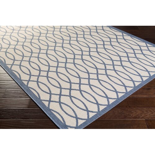 Varick Gallery West Town Slate/Ivory Indoor/Outdoor Area Rug