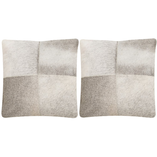 Mercury Row Modern Cowhide Pillow & Reviews Wayfair