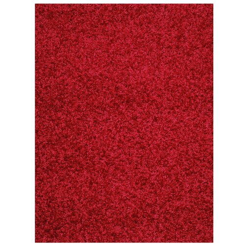 Mayberry Rug Super Shag Cloud Red Area Rug