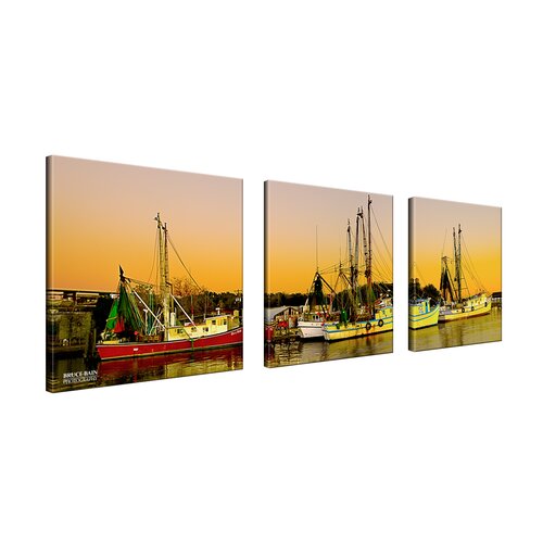 Ready2hangart Harbor by Bruce Bain 3 Piece Photographic Printt on