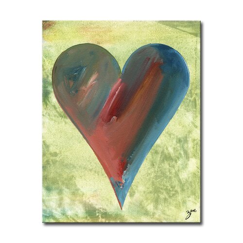 Ready2hangart Zane Heartwork Heather Painting Print on Wrapped