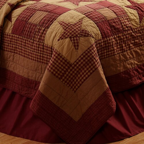 Ninepatch Star Coverlet by VHC Brands