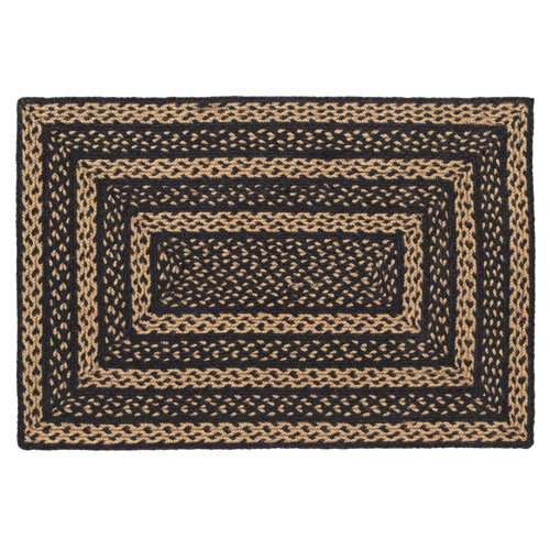 VHC Brands Farmhouse Black/Tan Area Rug & Reviews Wayfair