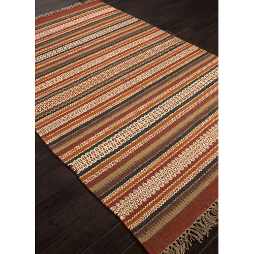 Jaipur Rugs Java Red/Blue Stripe Rug & Reviews Wayfair