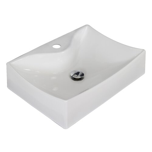 Rectangle Vessel Sink by American Imaginations