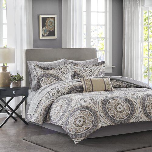 madison park essentials serenity complete comforter set cora