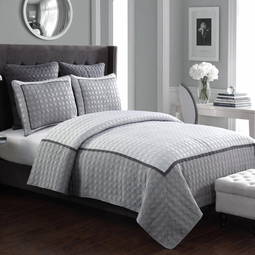 American Home Fashion Hudson Hotel 5 Pieces Quilt Set & Reviews Wayfair