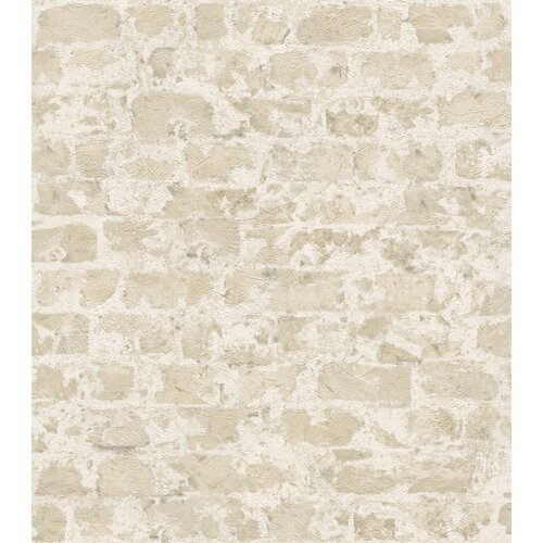 Washington Wallcoverings Factory II 33 x 20.5 Brick 3D Embossed Roll