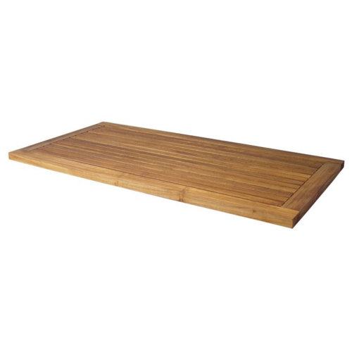 SeaTeak Wooden Bath Mat & Reviews Wayfair