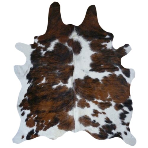 Deco Hides Natural Cowhide Tricolor Area Rug