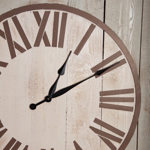 BrandtWorksLLC Oversized 48 Weathered Wall Clock