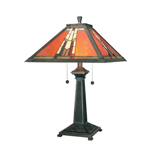 Dale Tiffany Monarch 24 H Table Lamp with Empire Shade