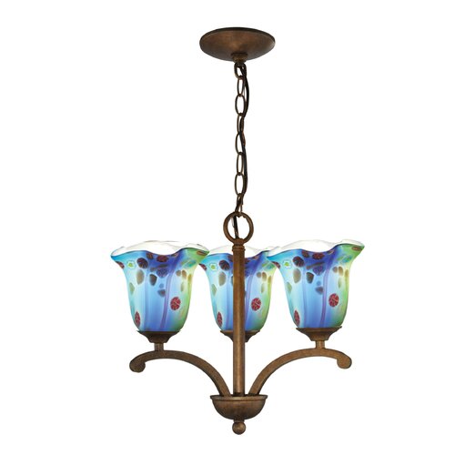 Morgan 3 Light Kitchen Island Pendant by Dale Tiffany