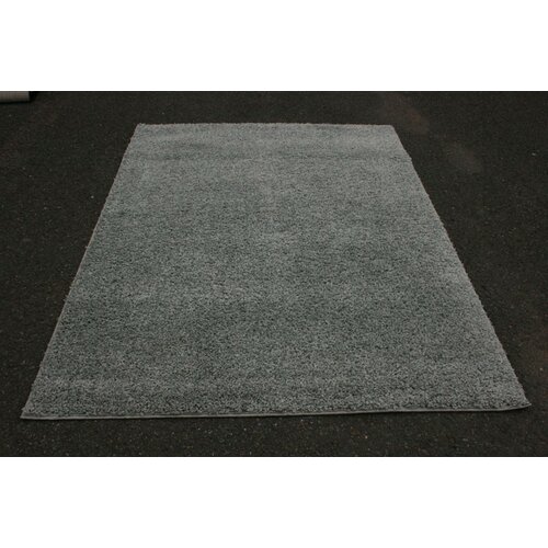 Tobis Shag Plain Gray Area Rug by Persian rugs