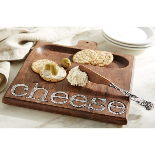 Mud Pie™ Cheese 2 Piece Cutting Board Set & Reviews Wayfair