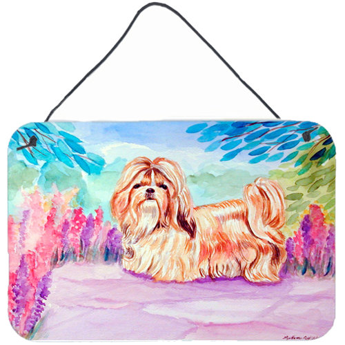 Carolines Treasures Shih Tzu Aluminum Hanging Painting Print Plaque