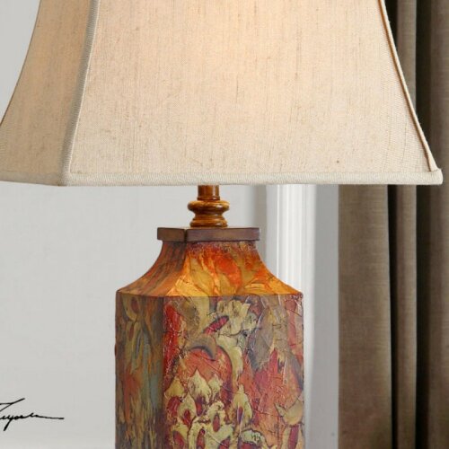 Darby Home Co Merrell 32 H Table Lamp with Rectangular Shade