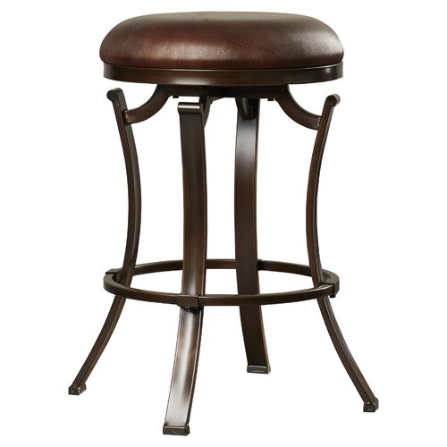 Alcott Hill Sprunt 26 Swivel Bar Stool with Cushion