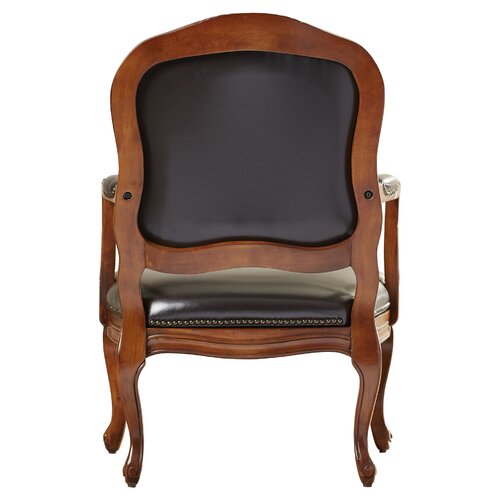 Charlton Home Margarite Faux Leather Arm Chair