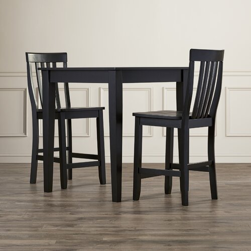 Charlton Home Bagwell 3 Piece Pub Table Set