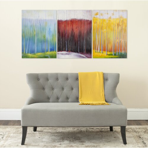 Brayden Studio 3 Piece Painting Print on Canvas Set